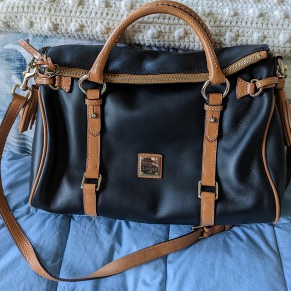 Dooney & Bourke Handbags - Very Rare Dooney and Bourke Smooth Leather City Satchel - Good Condition!